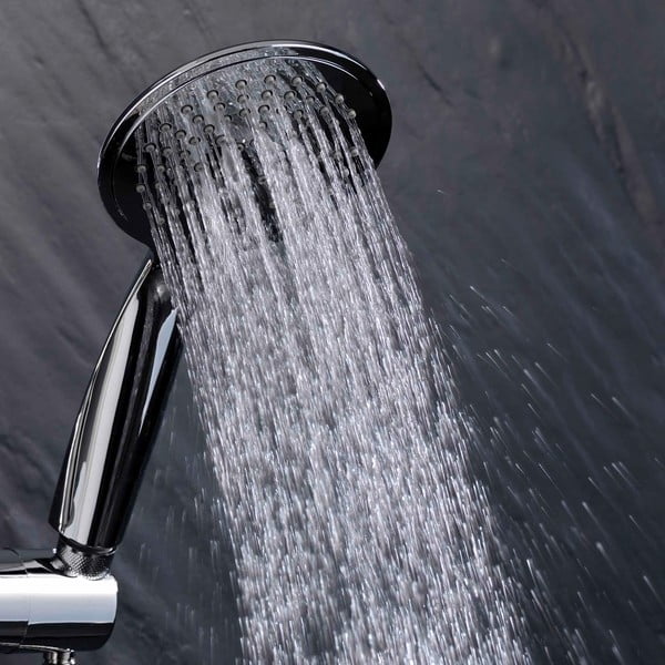 Plastový sprchový set v matně stříbrné barvě s ruční sprchou 70 cm Hydro – douceur d'intérieur-image-4