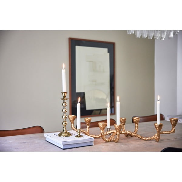 Kovový svícen ve zlaté barvě Bahne & CO-image-4