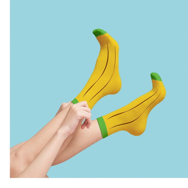 Ponožky s motivem banánu Luckies of London Banana
