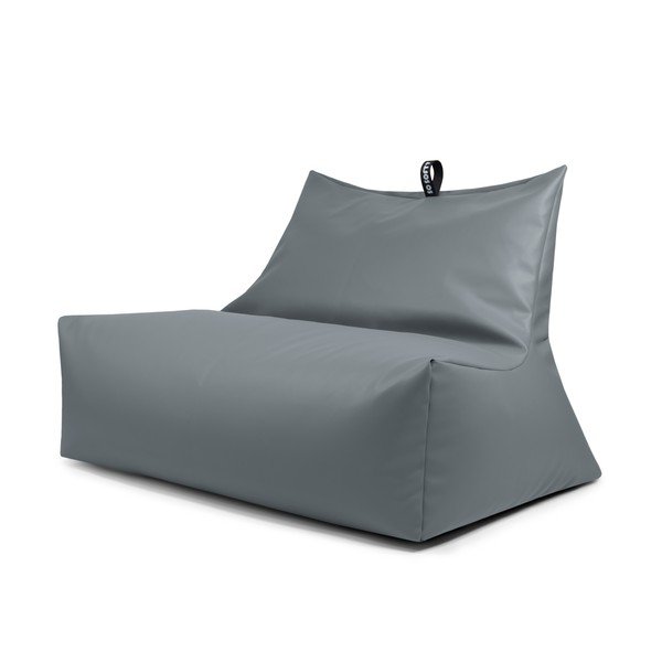 Šedý sedací vak z imitace kůže Icy Sofa – So Soft?