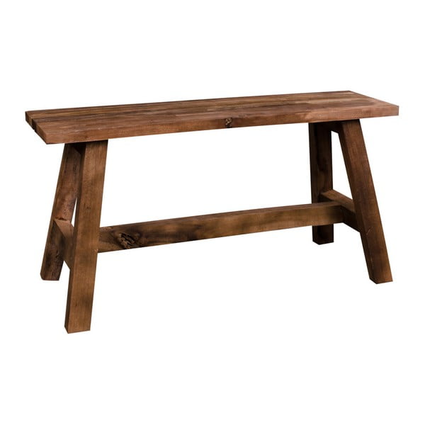 Hnědá dřevěná zahradní lavice Barcelona – House Nordic-image-3