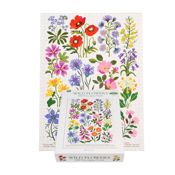 Puzzle (počet dílků 1000) Wild Flowers – Rex London