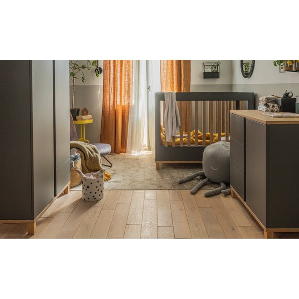 Šedá komoda Vox Altitude, výška 85 cm-image-1