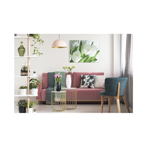 Obraz Styler Canvas White Tulips, 60 x 80 cm-image-1