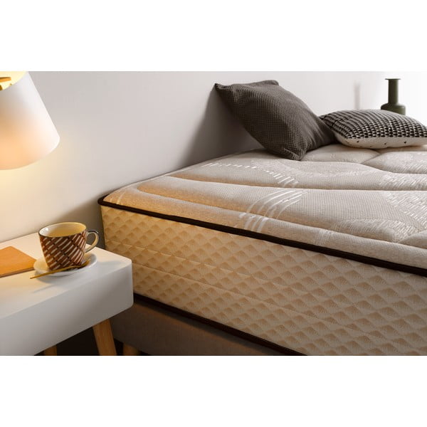 Tvrdá/středně tvrdá pěnová oboustranná termoregulační matrace 160x200 cm Tempus Gold – Moonia-image-4