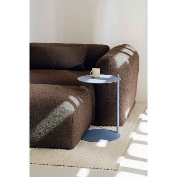 Ocelový kulatý odkládací stolek 41x40 cm Ande – noo.ma-image-1