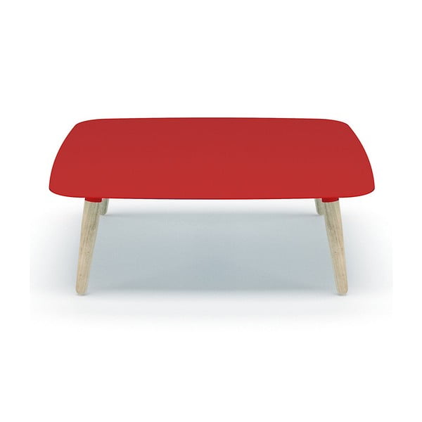 Červený  konferenční stolek MEME Design Nord Quadro
