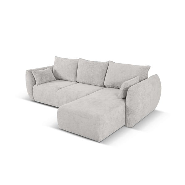 Světle šedá rohová pohovka (pravý roh) Matera – Cosmopolitan Design-image-4