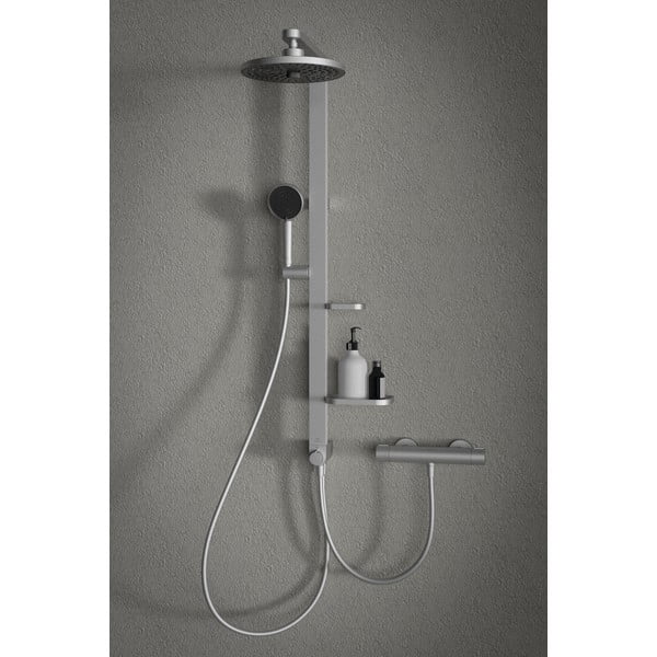 Kovový sprchový set v matně stříbrné barvě 110 cm ALU+ – Ideal Standard-image-1