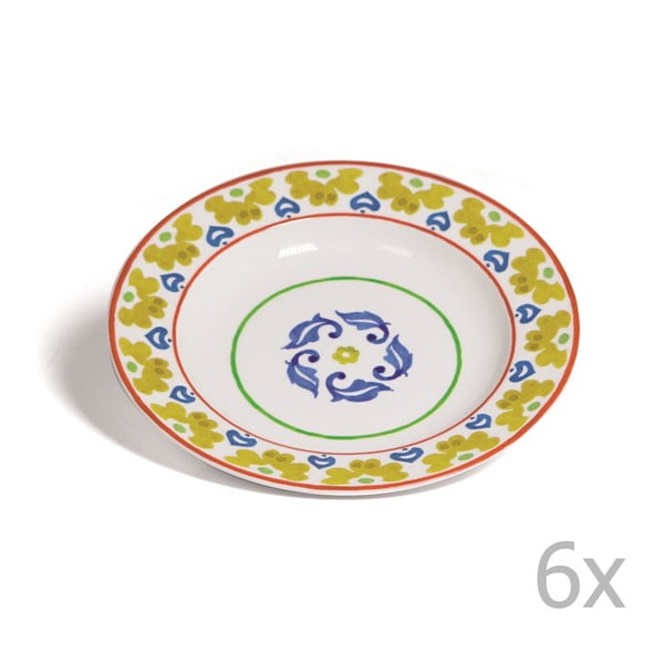 Sada 6 polévkových talířů Toscana Montalcino, 22.5 cm