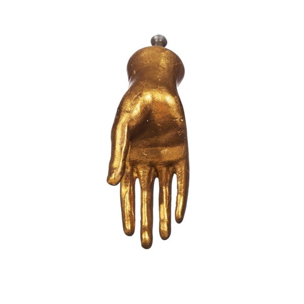 Cínová úchytka na šuplík ve zlaté barvě Sass & Belle Hand