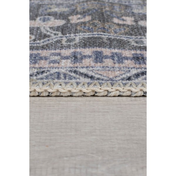Zelený pratelný běhoun s příměsí recyklovaných vláken 60x230 cm Windsor – Flair Rugs-image-4