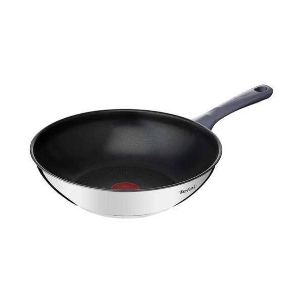 Wok nerezová pánev s poklicí/s nepřilnavým povrchem ø 28 cm Daily Cook G7309955 – Tefal-image-2