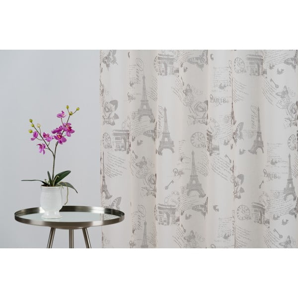 Béžová záclona 140x245 cm Defence – Mendola Fabrics-image-3