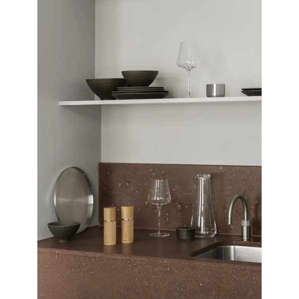 Tmavě hnědý dezertní  keramický talíř ø 21 cm Kumi – Blomus-image-3