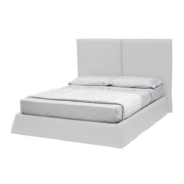 Bílá dvoulůžková postel s úložným prostorem 13Casa Ofelia, 160 x 190 cm