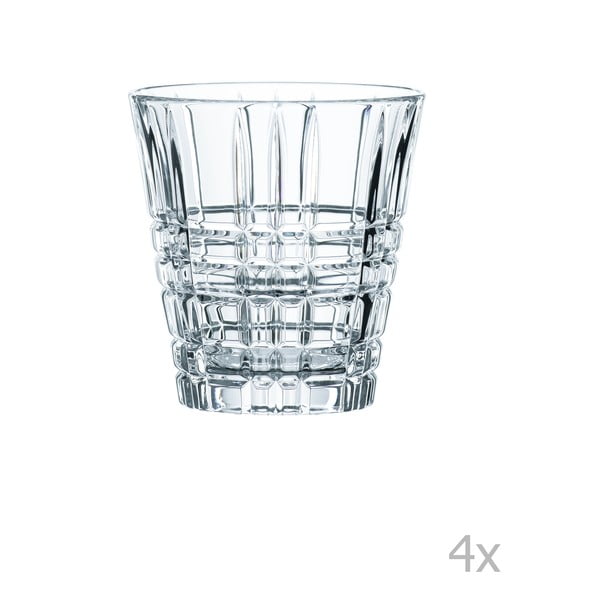 Sada 4 sklenic z křišťálového skla Nachtmann Square Tumbler, 260 ml