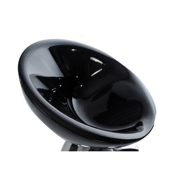 Černé otočné křeslo Kokoon Design Bowl-image-3