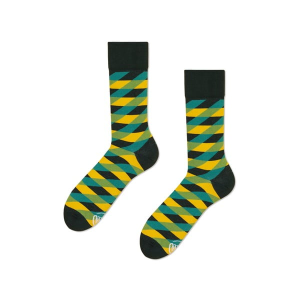 Ponožky Many Mornings Illusion Green, vel. 39–42