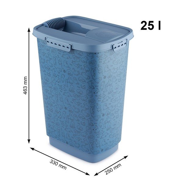 Modrý box na granule 25 l Cody - Rotho-image-1