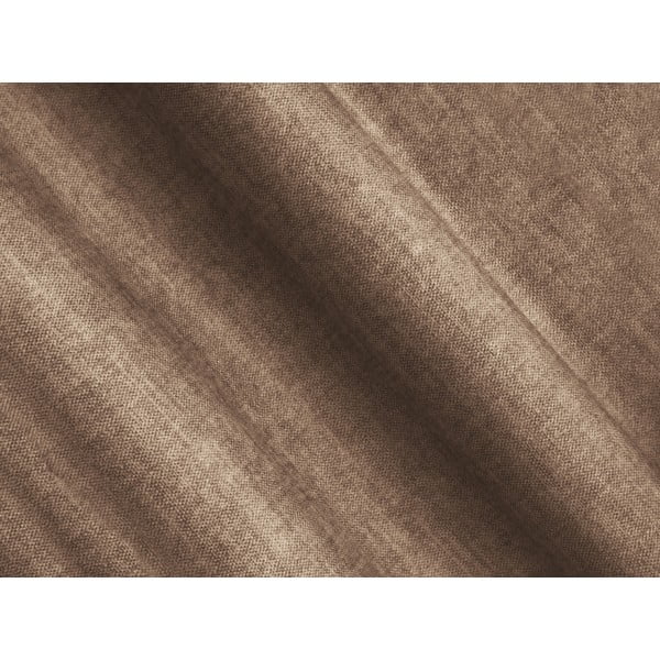 Hnědá sametová podnožka Loretto – Cosmopolitan Design-image-3