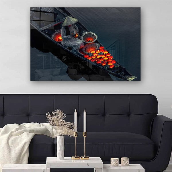 Skleněný obraz 70x50 cm China – Wallity-image-1