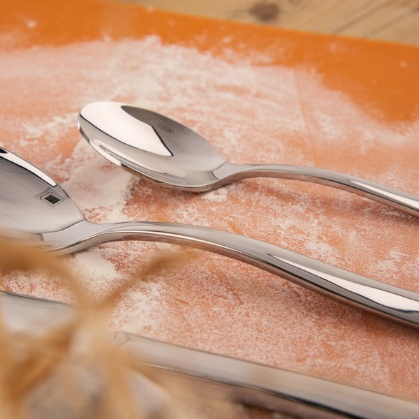 Nerezový příbor 24 ks ve stříbrné barvě Shape – Orion-image-1