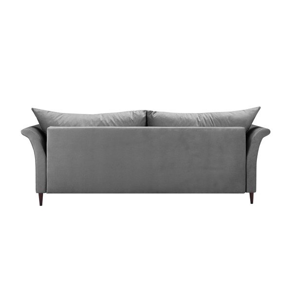 Světle šedá rozkládací pohovka s úložným prostorem Mazzini Sofas Pivoine-image-4