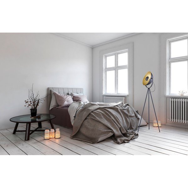 Tmavě šedá kovová stojací lampa Reality Chewy, výška 160 cm-image-3