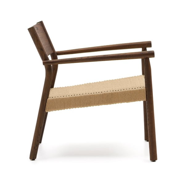 Křeslo s výpletem v přírodní barvě Yalia – Kave Home-image-2