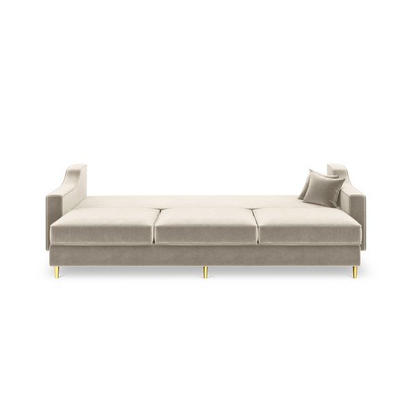 Béžová třímístná rozkládací pohovka Mazzini Sofas Marigold-image-2