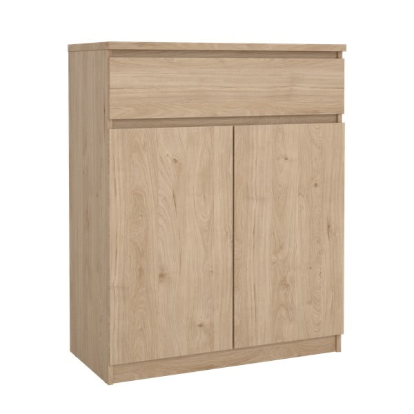 Komoda v dekoru dubu v přírodní barvě 80x100x40 cm Naia – Tvilum-image-3