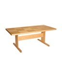 Jídelní stůl v dekoru dubu 95x195 cm Skak – Hübsch