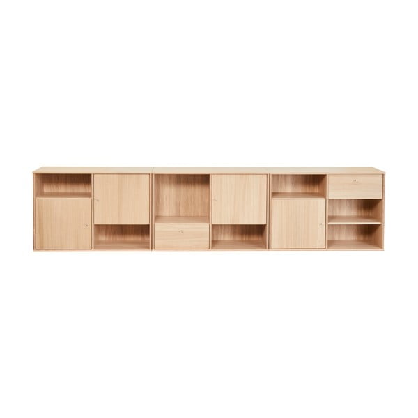 Nízká komoda v dekoru dubu 267x61 cm Mistral - Hammel Furniture
