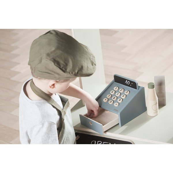 Dřevěná dětská pokladna Flexa Play Shop Cashregister-image-3