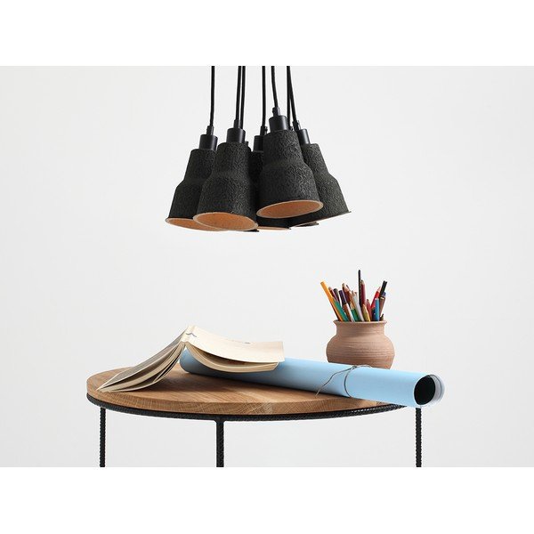 Černé závěsné svítidlo ø 32 cm Celulo – CustomForm-image-2