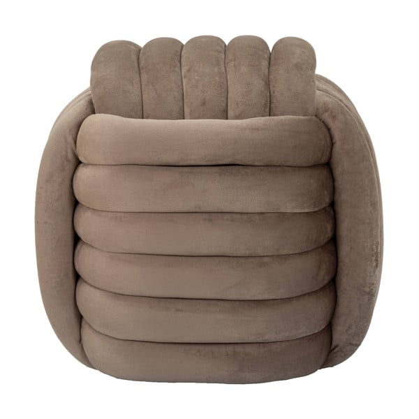 Šedohnědý sametový taburet Softy – Mauro Ferretti-image-2