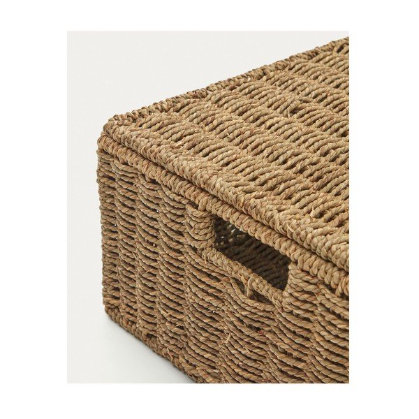 Košíky v sadě 2 ks z mořské trávy 40x60x21 cm Tossa – Kave Home-image-4