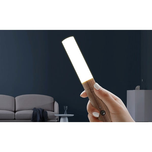 Hnědé LED nástěnné svítidlo na USB Baton – Gingko-image-4