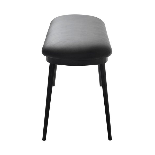Černá lavice z imitace kůže Gain – Unique Furniture-image-3