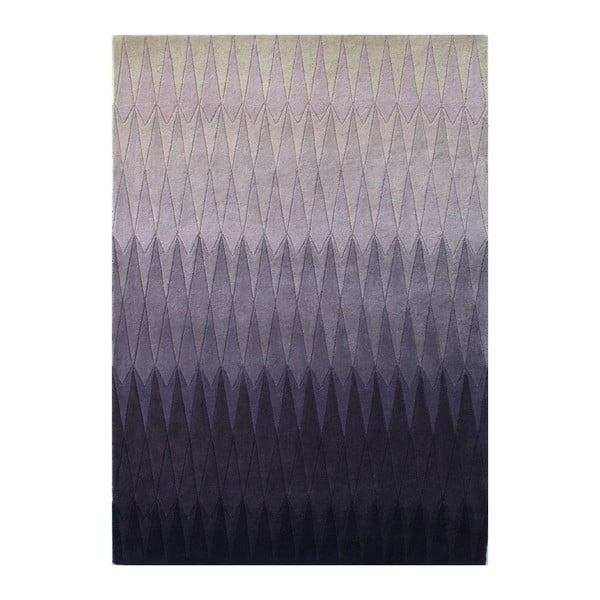 Vlněný koberec Acacia Purple, 140x200 cm
