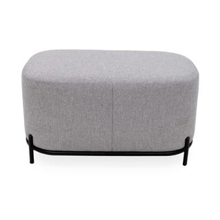 Šedý puf Tenzo Harry, šířka 82 cm