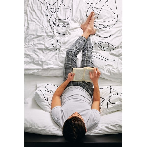 Povlečení z bavlněného saténu Butter Kings Infinity, 200 x 200 cm-image-3