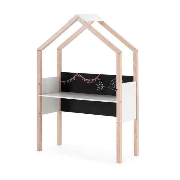 Dětský psací stůl z borovicového dřeva 40x100 cm Roxana – Marckeric-image-3