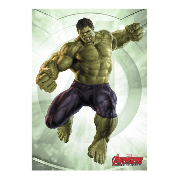Nástěnná cedule Age of Ultron Power Poses - The Hulk