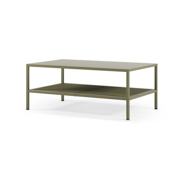 Zelený kovový konferenční stolek 60x100 cm Fayna – Marckeric-image-2