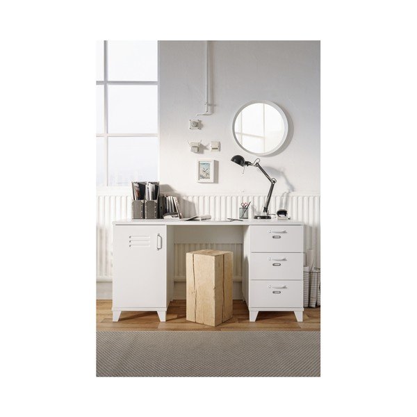 Bílý psací stůl 13Casa David-image-4