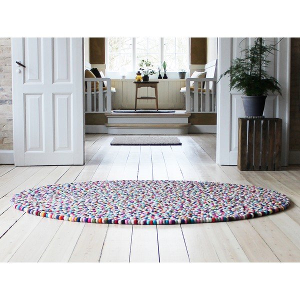 Kuličkový vlněný koberec Wooldot Ball Rugs Multi Pang, ⌀ 200 cm-image-2