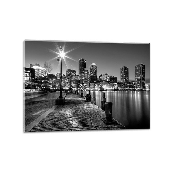 Obraz Styler Canvas City B&W, 70 x 100 cm