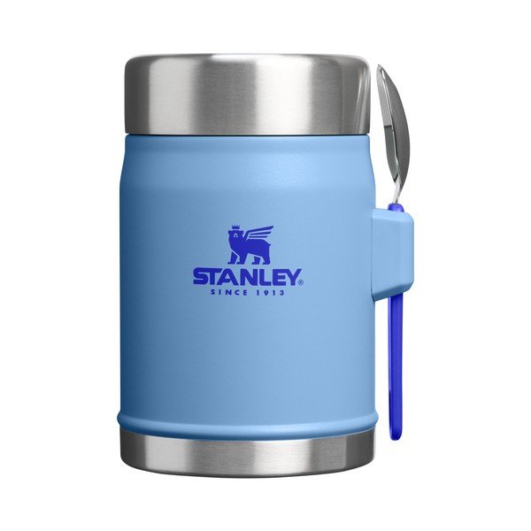 Modrá termoska na jídlo z nerezové oceli 400 ml Legendary Food Jar + Spork Blue Sky – Stanley